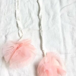 Pink Tulle Pom Pom Garland